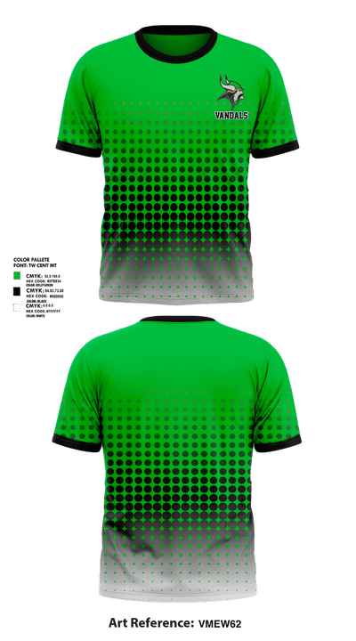 Vandals 92308603 Short Sleeve Performance Shirt - 1