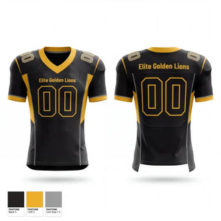 Football Jersey, Elite Golden Lions, , Teamtime, Team time, sublimation, custom sports apparel, team uniforms, spirit wear, spiritwear, sports uniforms, custom shirts, team store, custom team store, fundraiser sports, apparel fundraiser