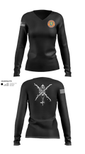 Nassau County Police Aviation 84387072 Women's Long Sleeve V-neck Shirt - 1