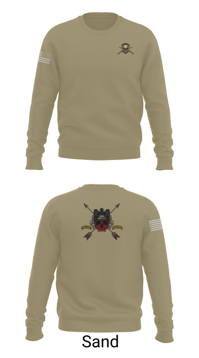HHC 1ST BN 65TH INF REG 37027078 Crew Neck Sweatshirt - 85