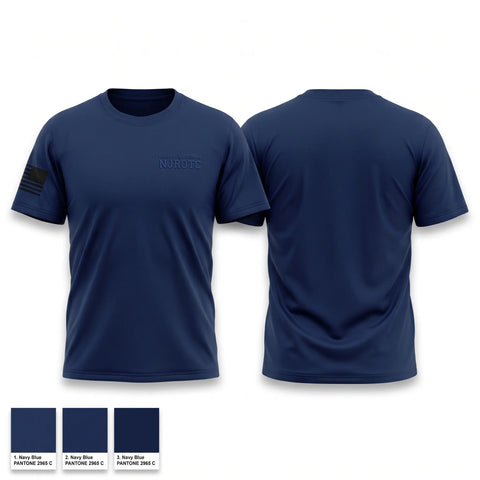 Old School Cotton Feel Shirt, Rialto High School NJROTC, Navy, Teamtime, Team time, sublimation, custom sports apparel, team uniforms, spirit wear, spiritwear, sports uniforms, custom shirts, team store, custom team store, fundraiser sports, apparel fundraiser