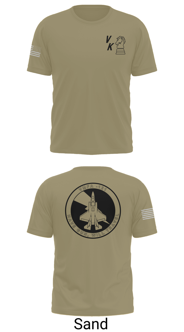 Old School Cotton Feel Shirt, VMFA-121, , Teamtime, Team time, sublimation, custom sports apparel, team uniforms, spirit wear, spiritwear, sports uniforms, custom shirts, team store, custom team store, fundraiser sports, apparel fundraiser