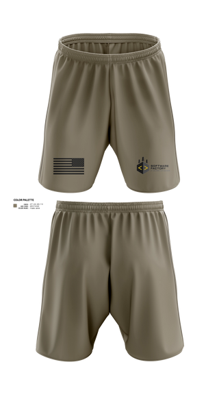 Athletic Shorts With Pockets, Army Software Factory, Army, Teamtime, Team time, sublimation, custom sports apparel, team uniforms, spirit wear, spiritwear, sports uniforms, custom shirts, team store, custom team store, fundraiser sports, apparel fundraiser