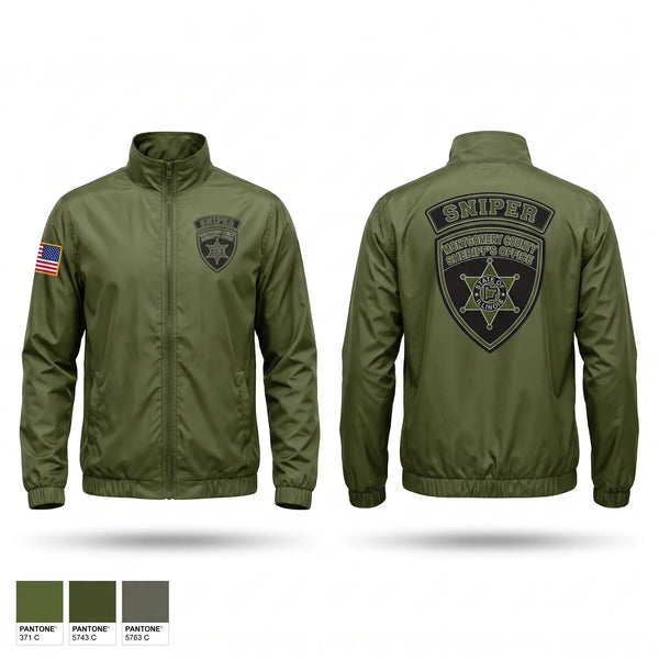 Windbreaker, Montgomery County Sheriff’s Office, Police, Teamtime, Team time, sublimation, custom sports apparel, team uniforms, spirit wear, spiritwear, sports uniforms, custom shirts, team store, custom team store, fundraiser sports, apparel fundraiser