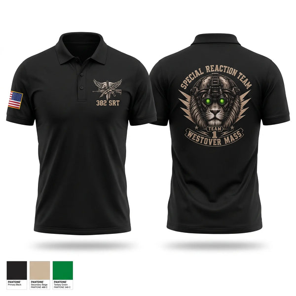 Short Sleeve Performance Polo, 382 Special Reaction Team, Army, Teamtime, Team time, sublimation, custom sports apparel, team uniforms, spirit wear, spiritwear, sports uniforms, custom shirts, team store, custom team store, fundraiser sports, apparel fundraiser