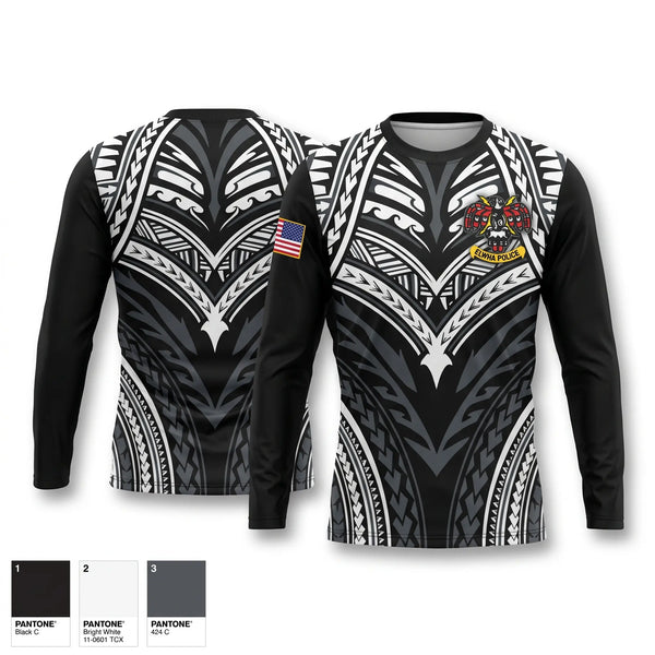 Long Sleeve Performance Shirt, Lower Elwha Police Department, Police, Teamtime, Team time, sublimation, custom sports apparel, team uniforms, spirit wear, spiritwear, sports uniforms, custom shirts, team store, custom team store, fundraiser sports, apparel fundraiser