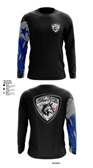 Long Sleeve Rash Guard Shirt, WTXC Fight Club, , Teamtime, Team time, sublimation, custom sports apparel, team uniforms, spirit wear, spiritwear, sports uniforms, custom shirts, team store, custom team store, fundraiser sports, apparel fundraiser