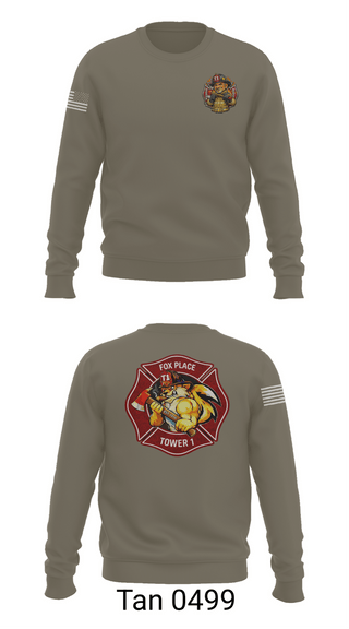 Crew Neck Sweatshirt, Pageland fire department, Fire Department, Teamtime, Team time, sublimation, custom sports apparel, team uniforms, spirit wear, spiritwear, sports uniforms, custom shirts, team store, custom team store, fundraiser sports, apparel fundraiser
