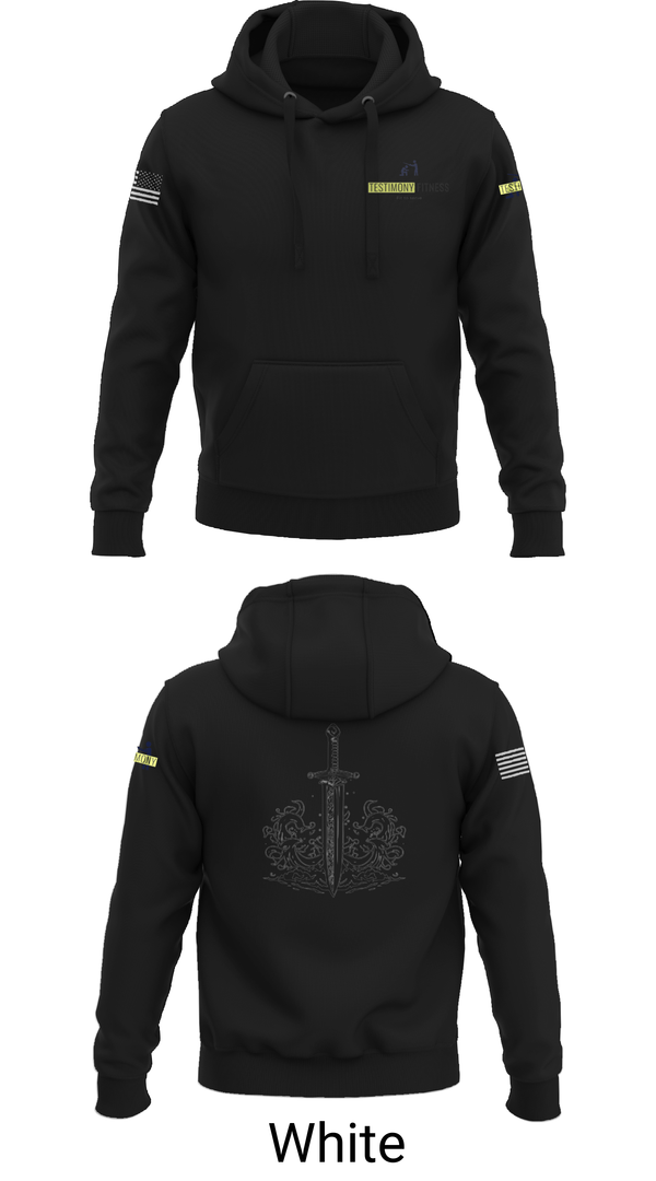 Hoodie, Testimony Fitness, , Teamtime, Team time, sublimation, custom sports apparel, team uniforms, spirit wear, spiritwear, sports uniforms, custom shirts, team store, custom team store, fundraiser sports, apparel fundraiser
