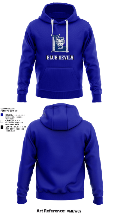Blue devils 79752812 Hoodie - 1