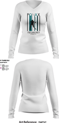 Massaponax Field Hockey 71618187 Women's Long Sleeve V-neck Shirt - 4