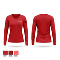 Ericson Fire Department Women's Long Sleeve V-neck Shirt - 1