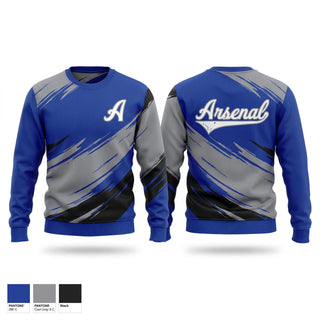 Crew Neck Sweatshirt, Alaska Arsenal, Softball, Teamtime, Team time, sublimation, custom sports apparel, team uniforms, spirit wear, spiritwear, sports uniforms, custom shirts, team store, custom team store, fundraiser sports, apparel fundraiser