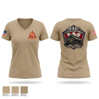 Womens Short Sleeve Vneck Shirt, 946th TC, Army, Teamtime, Team time, sublimation, custom sports apparel, team uniforms, spirit wear, spiritwear, sports uniforms, custom shirts, team store, custom team store, fundraiser sports, apparel fundraiser