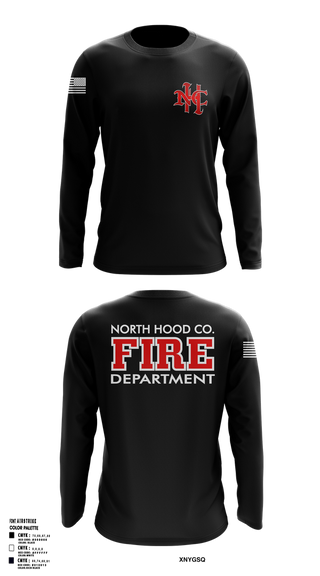 Long Sleeve Performance Shirt, North Hood County Volunteer Fire Department, Fire Department, Teamtime, Team time, sublimation, custom sports apparel, team uniforms, spirit wear, spiritwear, sports uniforms, custom shirts, team store, custom team store, fundraiser sports, apparel fundraiser