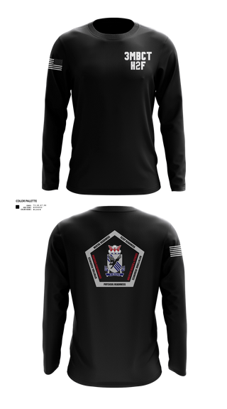 Long Sleeve Performance Shirt, 3BCT H2F, Army, Teamtime, Team time, sublimation, custom sports apparel, team uniforms, spirit wear, spiritwear, sports uniforms, custom shirts, team store, custom team store, fundraiser sports, apparel fundraiser