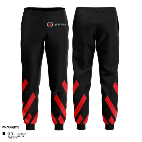 Joggers, Academy Jiu Jitsu, , Teamtime, Team time, sublimation, custom sports apparel, team uniforms, spirit wear, spiritwear, sports uniforms, custom shirts, team store, custom team store, fundraiser sports, apparel fundraiser