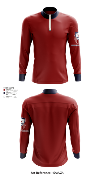 Quarter Zip Jacket, Connecticut Basketball Conference, Men's Basketball, Teamtime, Team time, sublimation, custom sports apparel, team uniforms, spirit wear, spiritwear, sports uniforms, custom shirts, team store, custom team store, fundraiser sports, apparel fundraiser