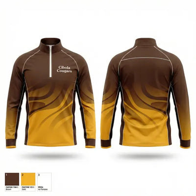 Cibola Cougars 34759151 Quarter Zip Jacket - 1