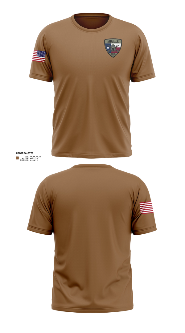 Yoakum County Sheriff’s Office Old School Cotton Feel Shirt - 21