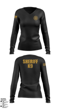 Webster County Sheriff's Office 9252814 Women's Long Sleeve V-neck Shirt - 3