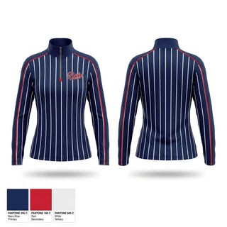 Quarter Zip Jacket, Dirt Diva's, Softball, Teamtime, Team time, sublimation, custom sports apparel, team uniforms, spirit wear, spiritwear, sports uniforms, custom shirts, team store, custom team store, fundraiser sports, apparel fundraiser