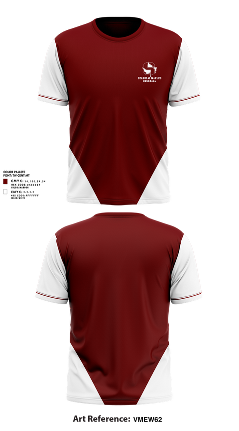 Short Sleeve Performance Shirt, Seaholm Maples Baseball, Baseball, Teamtime, Team time, sublimation, custom sports apparel, team uniforms, spirit wear, spiritwear, sports uniforms, custom shirts, team store, custom team store, fundraiser sports, apparel fundraiser