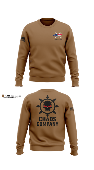 Crew Neck Sweatshirt, C. Co. 1-120 3rd PLT, Army, Teamtime, Team time, sublimation, custom sports apparel, team uniforms, spirit wear, spiritwear, sports uniforms, custom shirts, team store, custom team store, fundraiser sports, apparel fundraiser