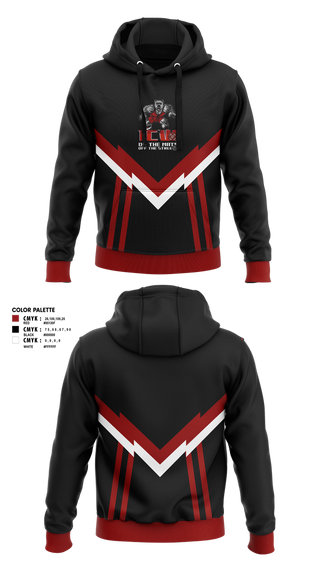 Hoodie, Inner City Wrestling, Wrestling, Teamtime, Team time, sublimation, custom sports apparel, team uniforms, spirit wear, spiritwear, sports uniforms, custom shirts, team store, custom team store, fundraiser sports, apparel fundraiser