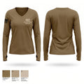 482 Security Forces Squadron Women's Long Sleeve V-neck Shirt - 1