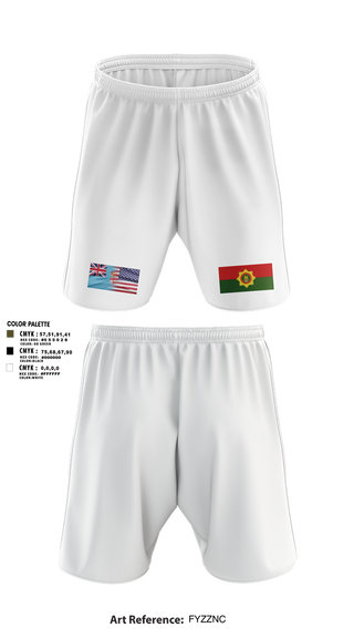 Athletic Shorts With Pockets, Republic Of Fiji Military Forces, Army, Teamtime, Team time, sublimation, custom sports apparel, team uniforms, spirit wear, spiritwear, sports uniforms, custom shirts, team store, custom team store, fundraiser sports, apparel fundraiser