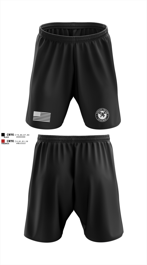 Athletic Shorts With Pockets, Kankakee Twp Fire, , Teamtime, Team time, sublimation, custom sports apparel, team uniforms, spirit wear, spiritwear, sports uniforms, custom shirts, team store, custom team store, fundraiser sports, apparel fundraiser