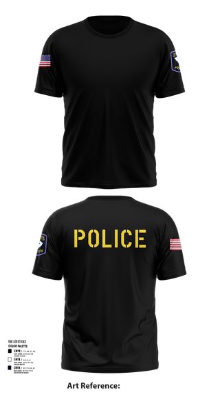 Short Sleeve Performance Shirt, New Ellenton Police Department, Police, Teamtime, Team time, sublimation, custom sports apparel, team uniforms, spirit wear, spiritwear, sports uniforms, custom shirts, team store, custom team store, fundraiser sports, apparel fundraiser