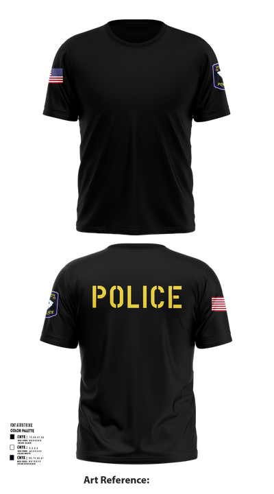 New Ellenton Police Department 612730 Short Sleeve Performance Shirt - 4