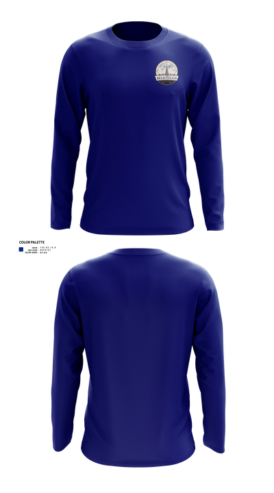 Meridian Amateur Radio Club Long Sleeve Performance Shirt - 21