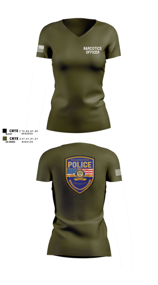 Womens Short Sleeve Vneck Shirt, Philadelphia police narcotics, Police, Teamtime, Team time, sublimation, custom sports apparel, team uniforms, spirit wear, spiritwear, sports uniforms, custom shirts, team store, custom team store, fundraiser sports, apparel fundraiser