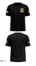 NEWTON FALLS POLICE DEPARTMENT 81850374 Old School Cotton Feel Shirt - 2