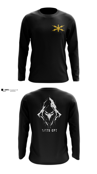Long Sleeve Performance Shirt, 175 CPT, National Guard, Teamtime, Team time, sublimation, custom sports apparel, team uniforms, spirit wear, spiritwear, sports uniforms, custom shirts, team store, custom team store, fundraiser sports, apparel fundraiser