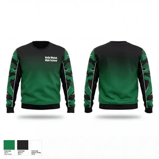 Crew Neck Sweatshirt, Kelly Walsh High School, Swimming, Teamtime, Team time, sublimation, custom sports apparel, team uniforms, spirit wear, spiritwear, sports uniforms, custom shirts, team store, custom team store, fundraiser sports, apparel fundraiser