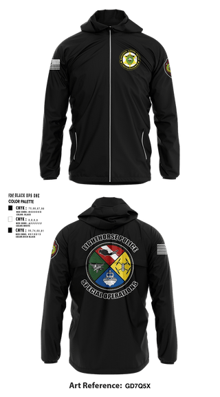 Windbreaker, Muscogee Nation Special Operations, , Teamtime, Team time, sublimation, custom sports apparel, team uniforms, spirit wear, spiritwear, sports uniforms, custom shirts, team store, custom team store, fundraiser sports, apparel fundraiser