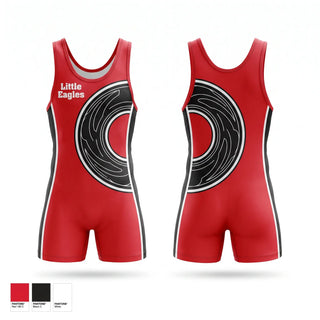 Wrestling Singlet, Little Eagles, Wrestling, Teamtime, Team time, sublimation, custom sports apparel, team uniforms, spirit wear, spiritwear, sports uniforms, custom shirts, team store, custom team store, fundraiser sports, apparel fundraiser