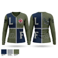 La Porte 20000295 Women's Long Sleeve V-neck Shirt - 1