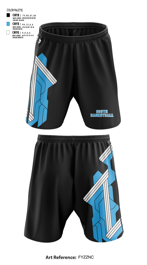 Athletic Shorts With Pockets, South, Men's Basketball, Teamtime, Team time, sublimation, custom sports apparel, team uniforms, spirit wear, spiritwear, sports uniforms, custom shirts, team store, custom team store, fundraiser sports, apparel fundraiser