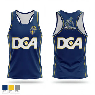 Mens Track Singlet, Danville Christian Academy, Track & Field, Teamtime, Team time, sublimation, custom sports apparel, team uniforms, spirit wear, spiritwear, sports uniforms, custom shirts, team store, custom team store, fundraiser sports, apparel fundraiser