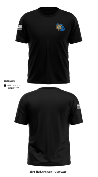 Short Sleeve Performance Shirt, Eaton County Sheriff’s Office, Police, Teamtime, Team time, sublimation, custom sports apparel, team uniforms, spirit wear, spiritwear, sports uniforms, custom shirts, team store, custom team store, fundraiser sports, apparel fundraiser