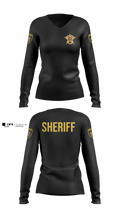 San Jacinto County Sheriff's Office 11487030 Women's Long Sleeve V-neck Shirt - 3