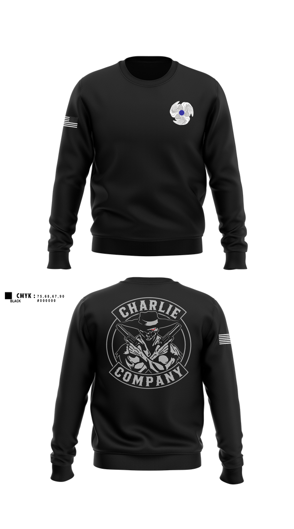 Crew Neck Sweatshirt, C CO 1-222 AVN REGT, Army, Teamtime, Team time, sublimation, custom sports apparel, team uniforms, spirit wear, spiritwear, sports uniforms, custom shirts, team store, custom team store, fundraiser sports, apparel fundraiser