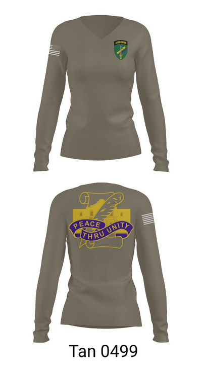 321st CA 45923194 Women's Long Sleeve V-neck Shirt - 77