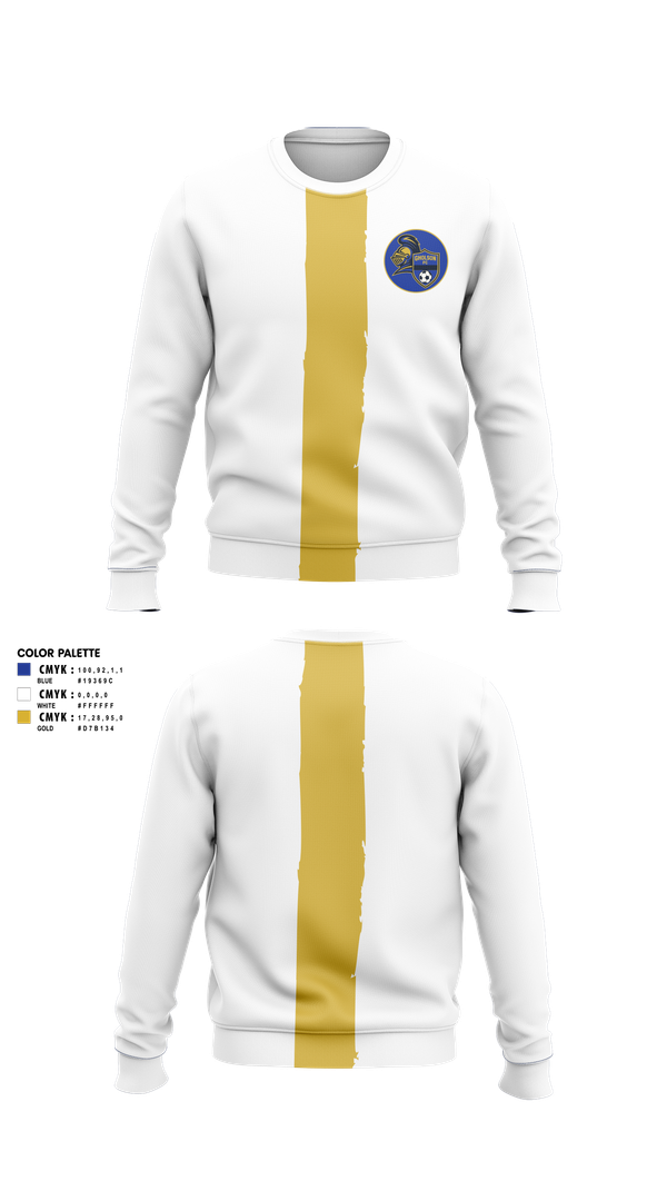 Crew Neck Sweatshirt, Gholson F.C., Men's Soccer, Teamtime, Team time, sublimation, custom sports apparel, team uniforms, spirit wear, spiritwear, sports uniforms, custom shirts, team store, custom team store, fundraiser sports, apparel fundraiser