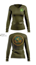 Florida 43193652 Women's Long Sleeve V-neck Shirt - 101